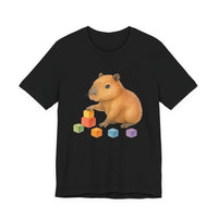 Capybara Building Blocks Playtime Unisex T-Shirt