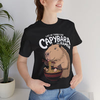 Capybara And Ramen Things I Like Unisex T-Shirt