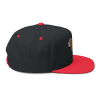 Minimal Capybara Outline Snapback Hat