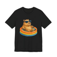 Vacation Mode Capybara Pool Day Unisex T-Shirt
