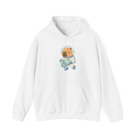 Astronaut Capybara Holding Earth Unisex Hoddie