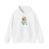 Astronaut Capybara Holding Earth Unisex Hoddie