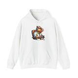 Gamer Capybara with Headset and Controller Unisex Hoodie