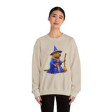 Wizard Capybara in Magic Robe Unisex Sweatshirt