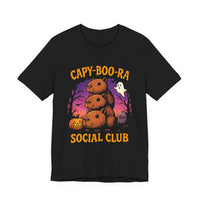 Spooky Capybara Social Club Halloween Unisex T-Shirt