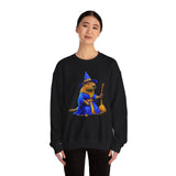 Wizard Capybara in Magic Robe Unisex Sweatshirt