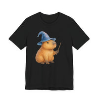 Wizard Capybara Magic Wand Unisex T-Shirt