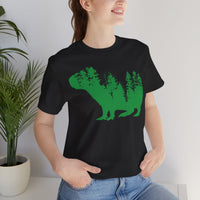 Nature Capybara Forest Silhouette Unisex T-Shirt