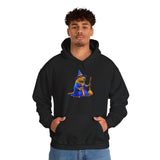 Wizard Capybara in Magic Robe Unisex Hoodie