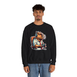 Gamer Capybara with Headset and Controller Unisex Sweatshirt