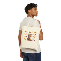 Ghost Capybara Trick or Treat Tote Bag