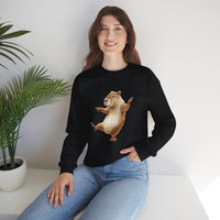 Dancing Capybara Happy Vibes Unisex Sweatshirt