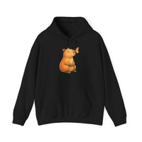 Zen Capybara With Butterfly Unisex Hoodie