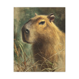 Majestic Capybara Portrait Canvas