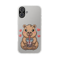 Bubble Tea Bliss with Capy Phone Case