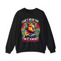 Can’t Hear You I’m Gaming Capybara Unisex Sweatshirt
