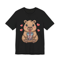 Bubble Tea Bliss with Capy Unisex T-Shirt
