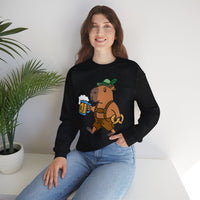 Capybara Oktoberfest Beer & Pretzel Time! Unisex Sweatshirt