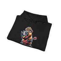 Stylish Capybara with Sunglasses and Boba Unisex Hoodie