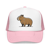 Minimal Capybara Outline Trucker Hat