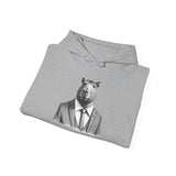 Business Capybara in Suit and Tie Unisex Hoodie