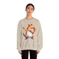 Capybara Doing the Dab Funny Cartoon Unisex Sweatshirt