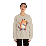 Capybara Doing the Dab Funny Cartoon Unisex Sweatshirt