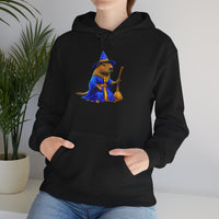 Wizard Capybara in Magic Robe Unisex Hoodie
