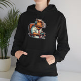 Gamer Capybara with Headset and Controller Unisex Hoodie