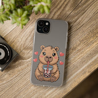 Bubble Tea Bliss with Capy Phone Case