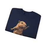 Skater Capybara Riding Skateboard Unisex Sweatshirt