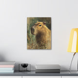 Majestic Capybara Portrait Canvas
