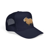 Minimal Capybara Outline Trucker Hat