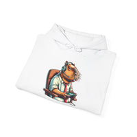 Gamer Capybara with Headset and Controller Unisex Hoodie
