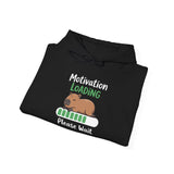 Funny Capybara Motivation Loading Please Wait Unisex Hoodie
