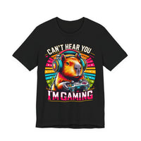 Can’t Hear You I’m Gaming Capy Unisex T-Shirt