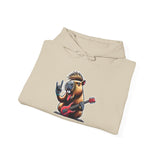 Stylish Capybara with Sunglasses and Boba Unisex Hoodie