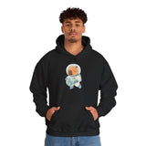 Astronaut Capybara Holding Earth Unisex Hoddie
