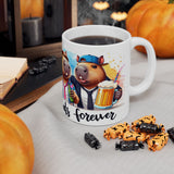 Capybara Bros and Beers Ceramic Mug