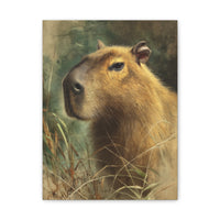 Majestic Capybara Portrait Canvas