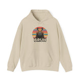 Retro Capybara Bruh Expression Unisex Hoodie