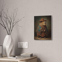 Andean Capybara Elegance Canvas Print