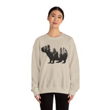 Nature Capybara Forest Silhouette Unisex Sweatshirt