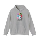Funny Capybara Rodent Music Tour Vibes Unisex Hoodie