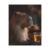 Capybara Had a Long Day Canvas Print