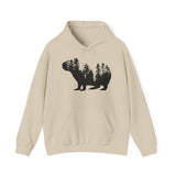 Nature Capybara Forest Silhouette Unisex Hoodie