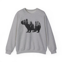 Nature Capybara Forest Silhouette Unisex Sweatshirt