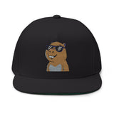 Capybara with Shades Snapback Hat
