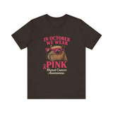 Capybara October Pink Breast Cancer Support Unisex T-Shirt