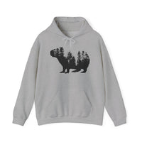 Nature Capybara Forest Silhouette Unisex Hoodie